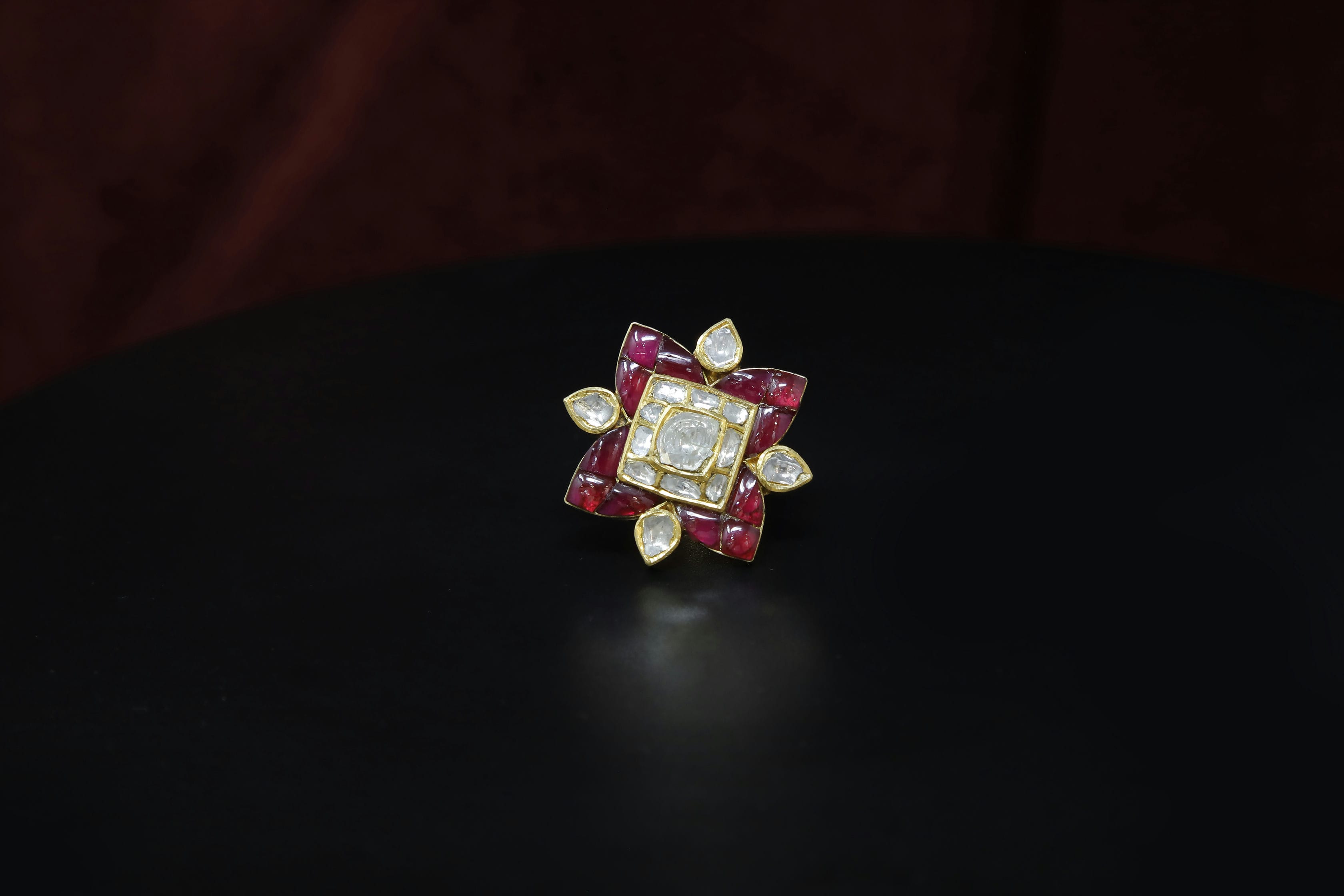 Royal Diamond Polki Ring