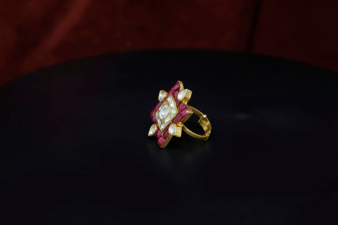 Royal Diamond Polki Ring
