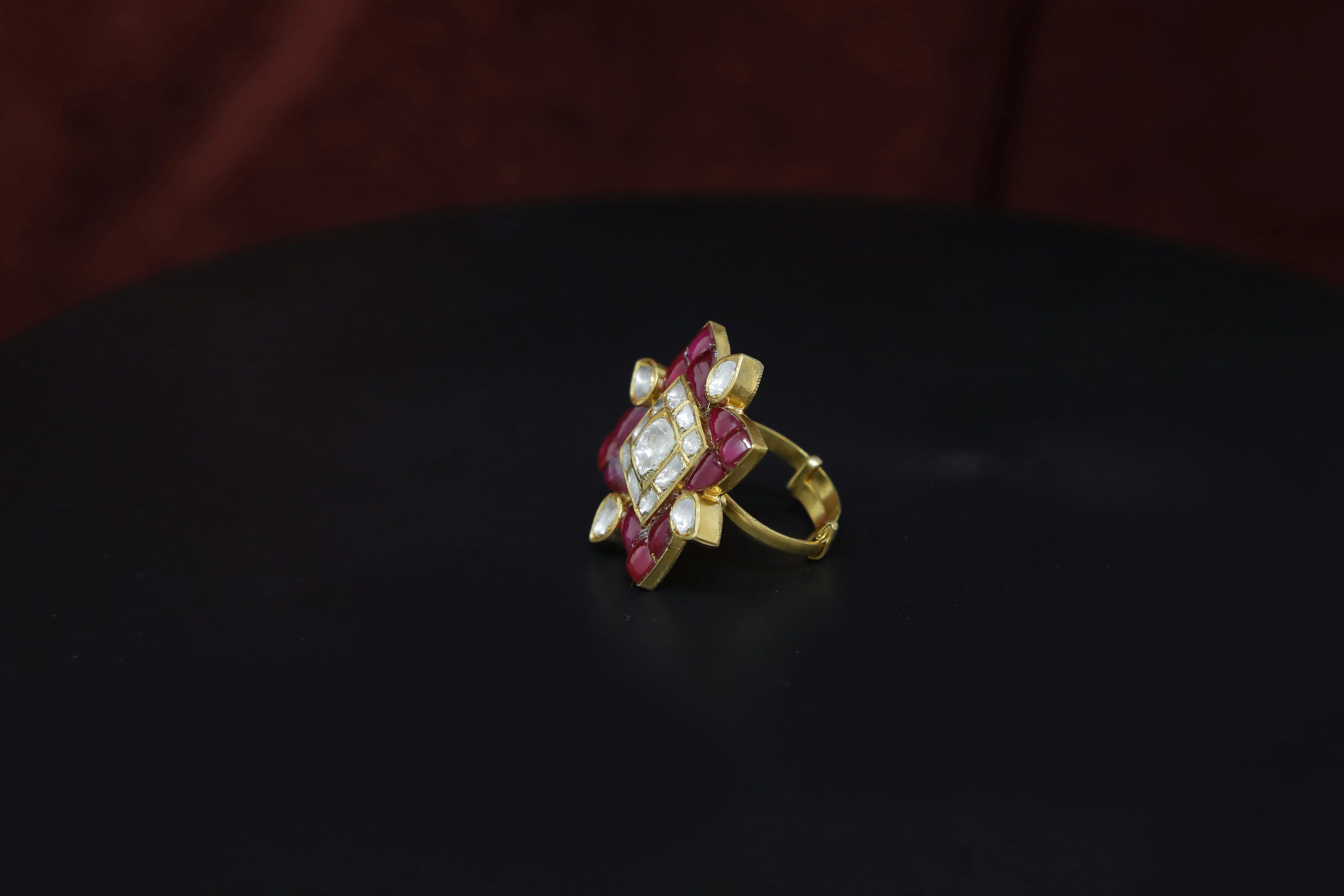 Royal Diamond Polki Ring