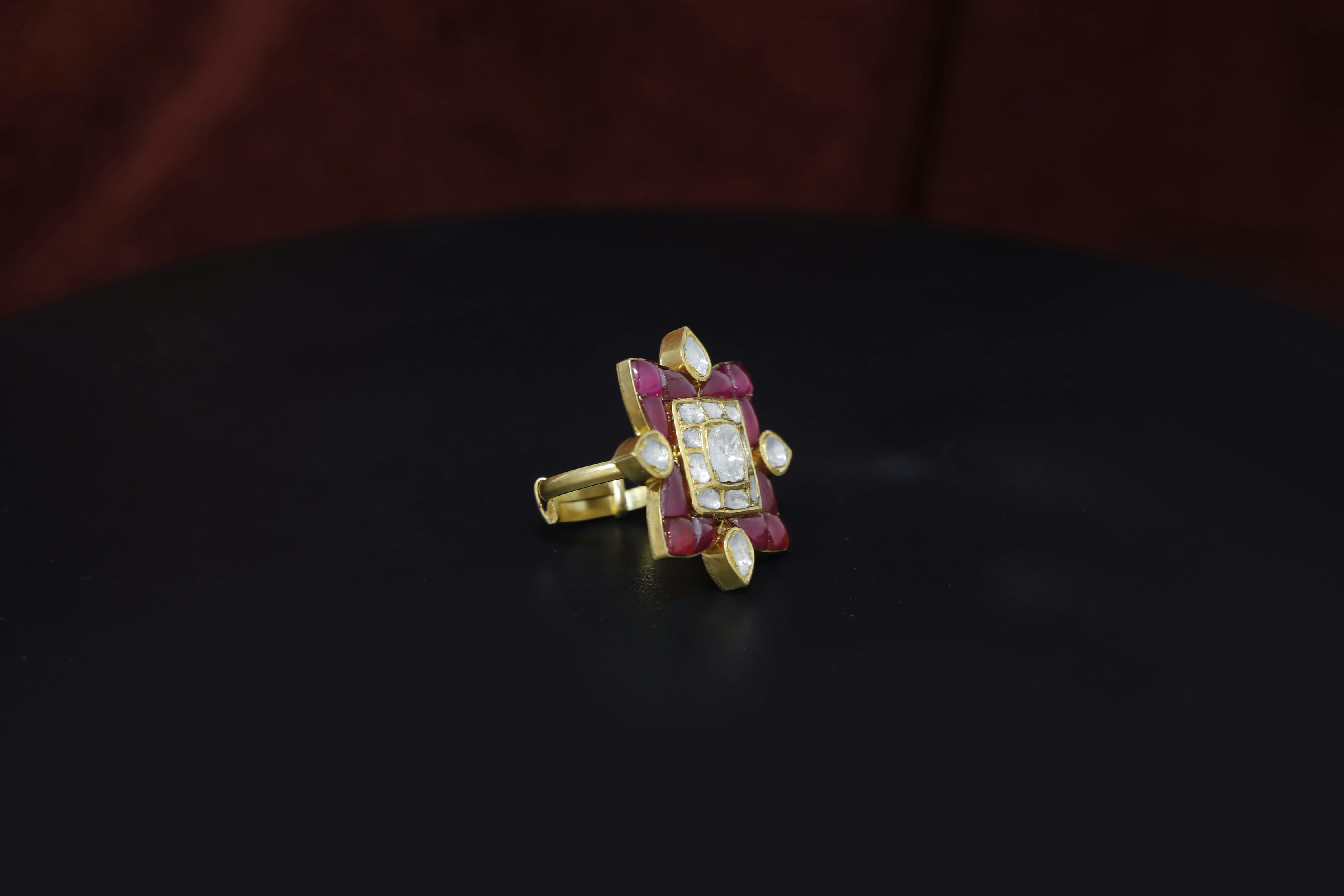 Royal Diamond Polki Ring