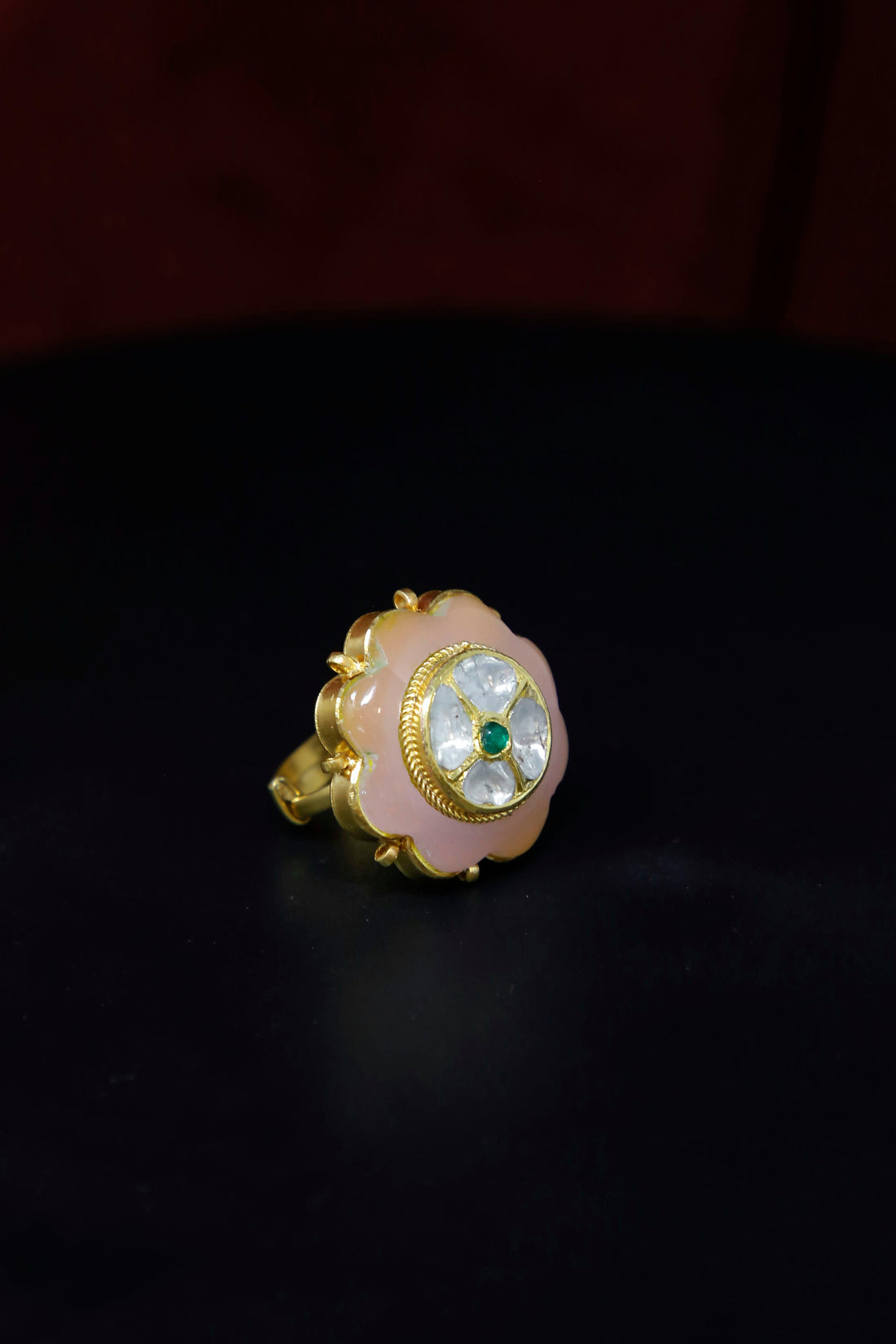 Heirloom Colourstone Polki Ring