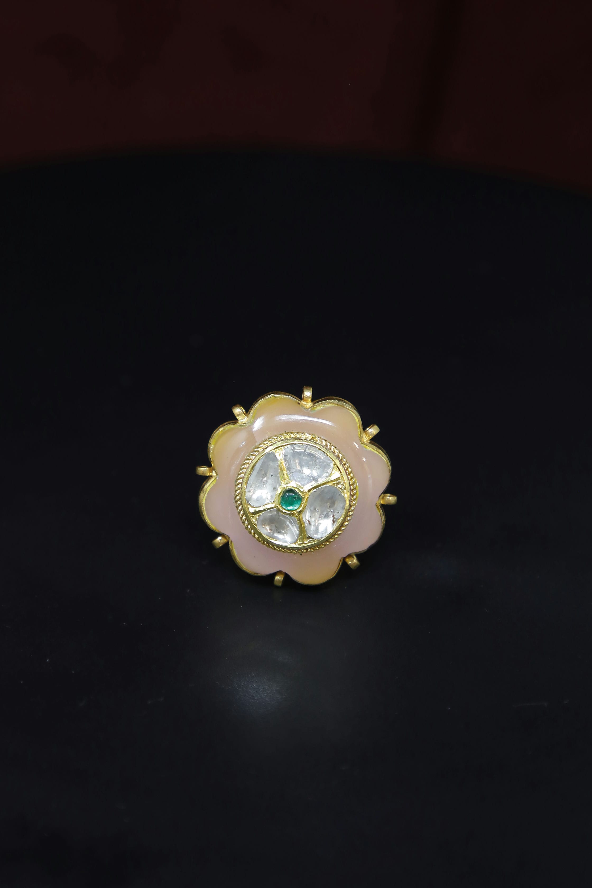 Heirloom Colourstone Polki Ring