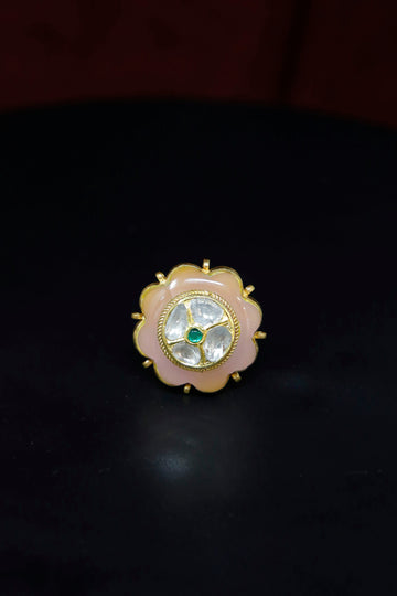 Heirloom Colourstone Polki Ring