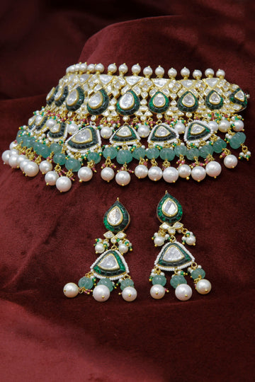 Classic Polki Diamond Necklace