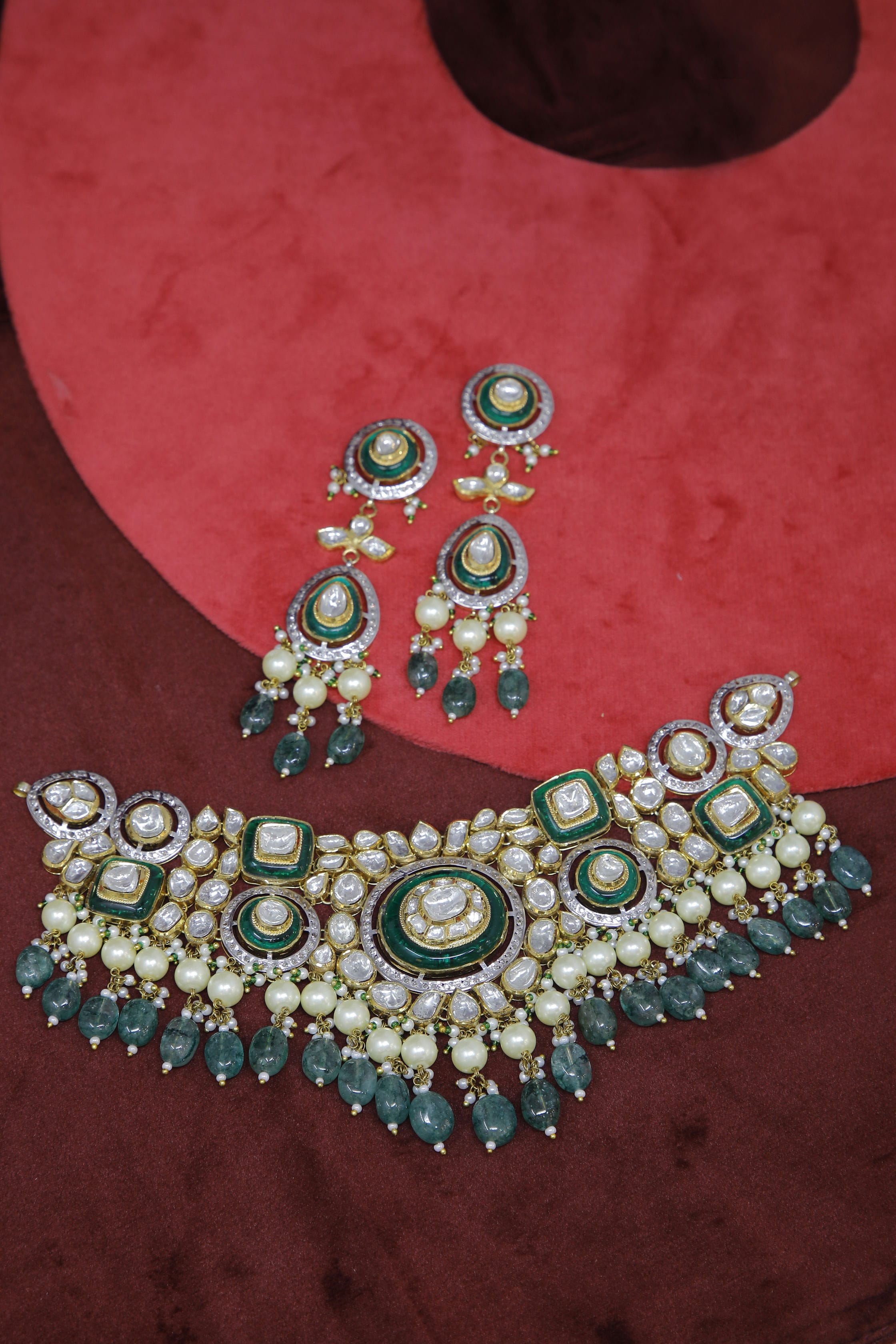 Timeless Diamond Polki Necklace