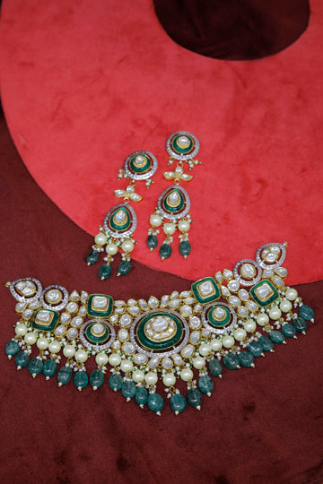 Timeless Diamond Polki Necklace