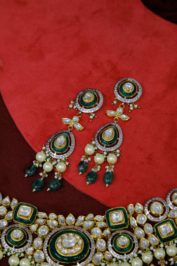 Noor Polki Diamond Earrings