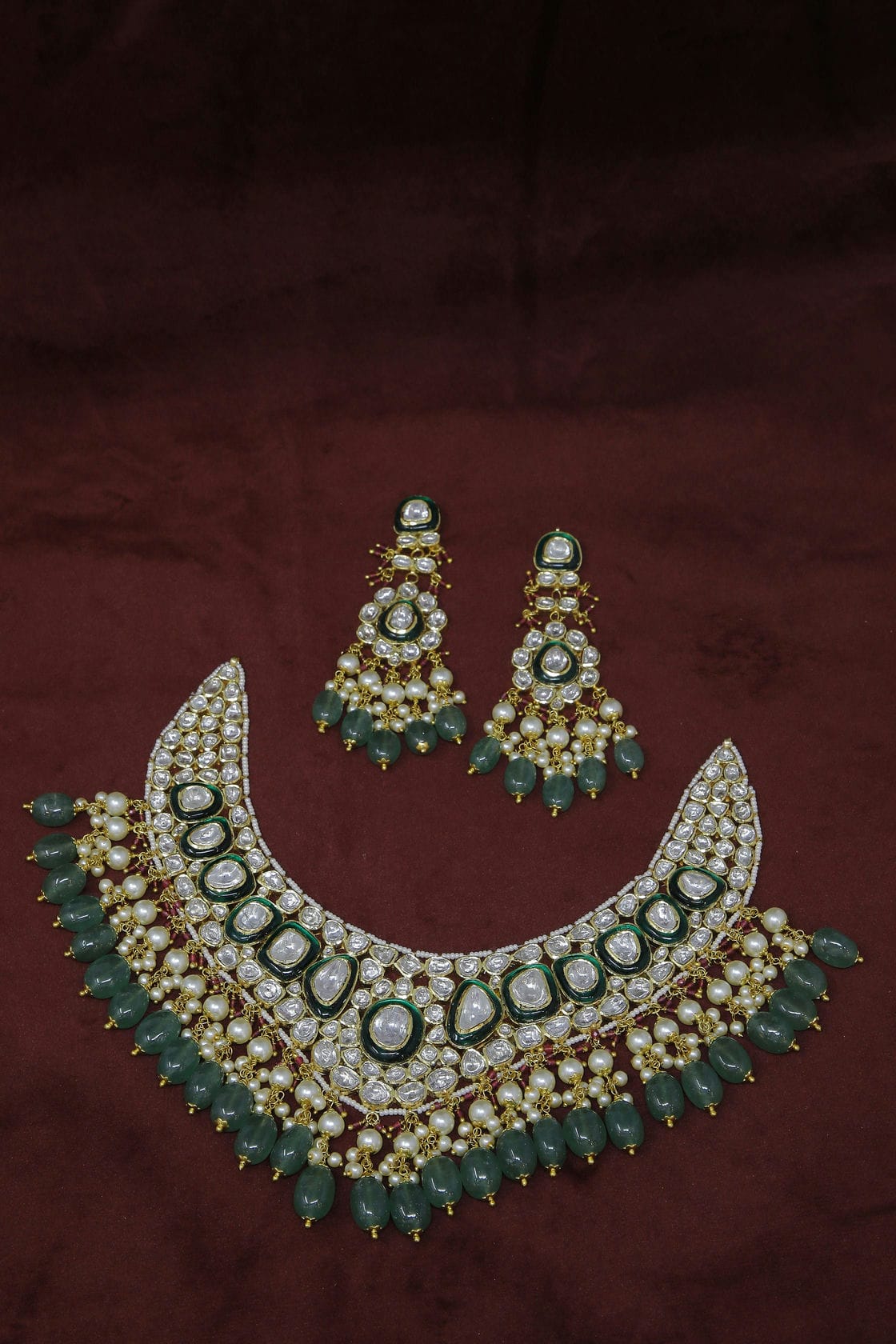 Traditional Polki Diamond Necklace