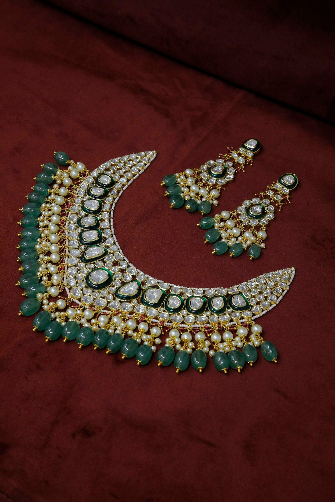 Traditional Polki Diamond Necklace