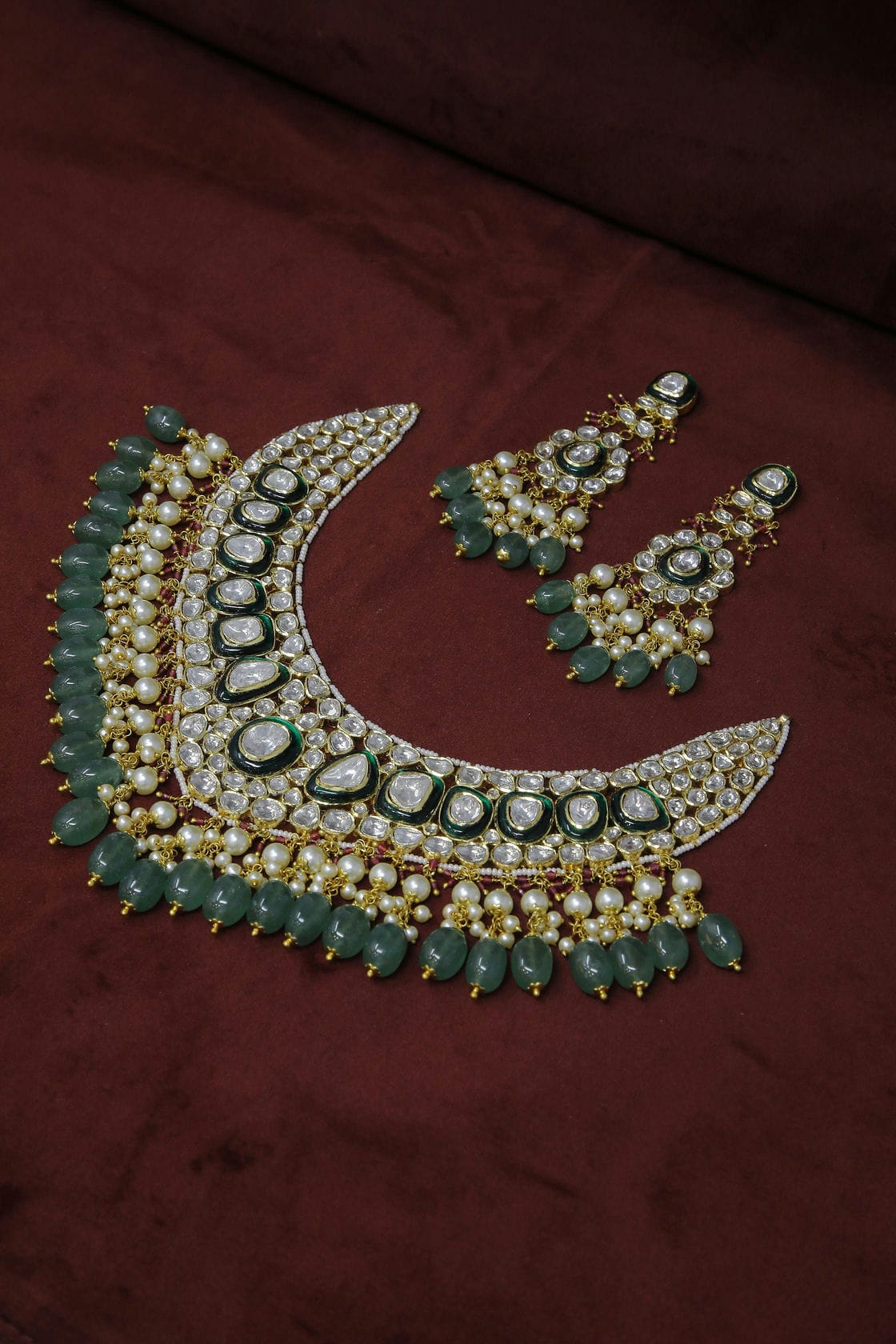 Traditional Polki Diamond Necklace