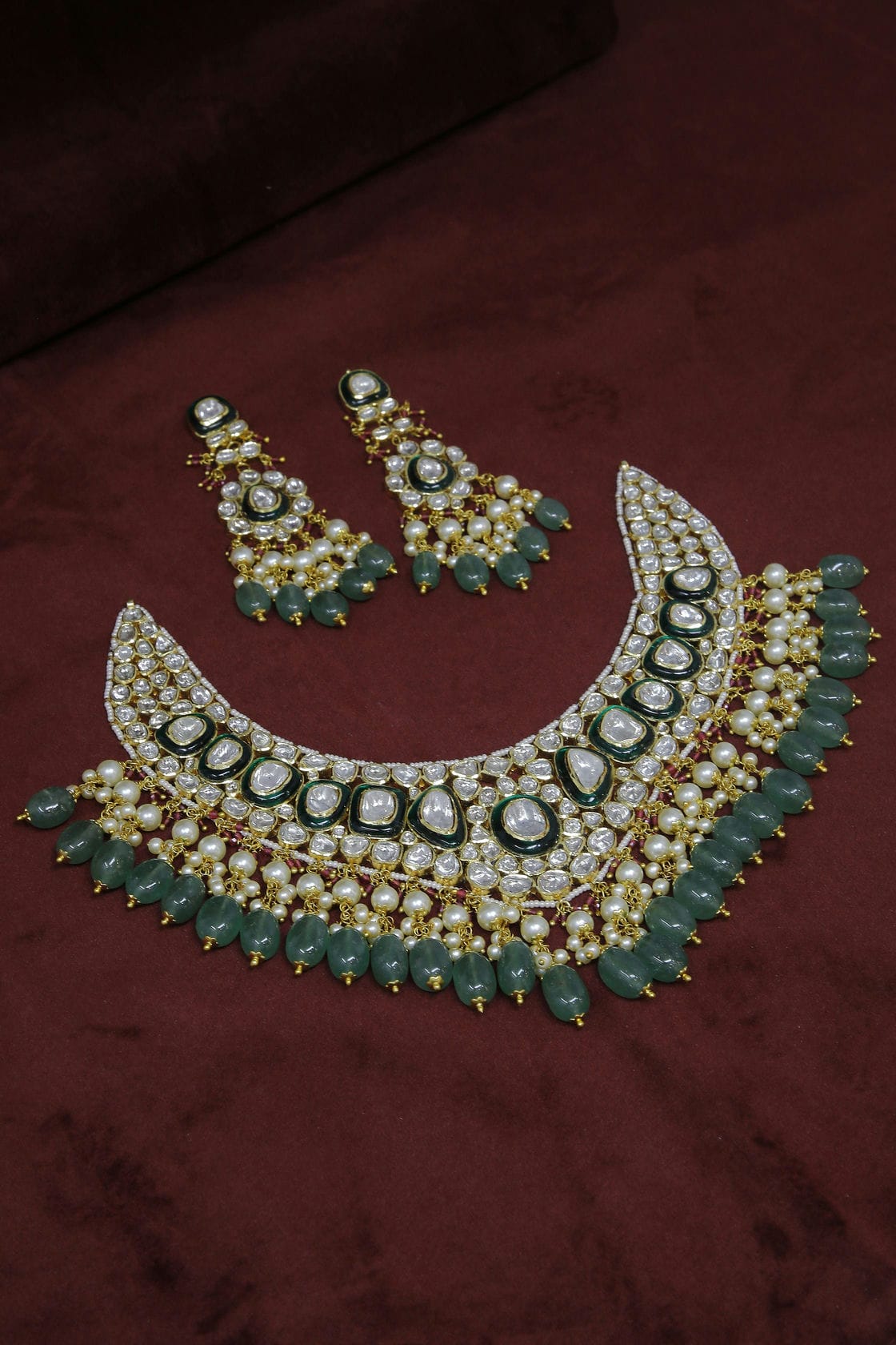 Traditional Polki Diamond Necklace