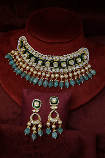 Classic Polki Diamond Necklace