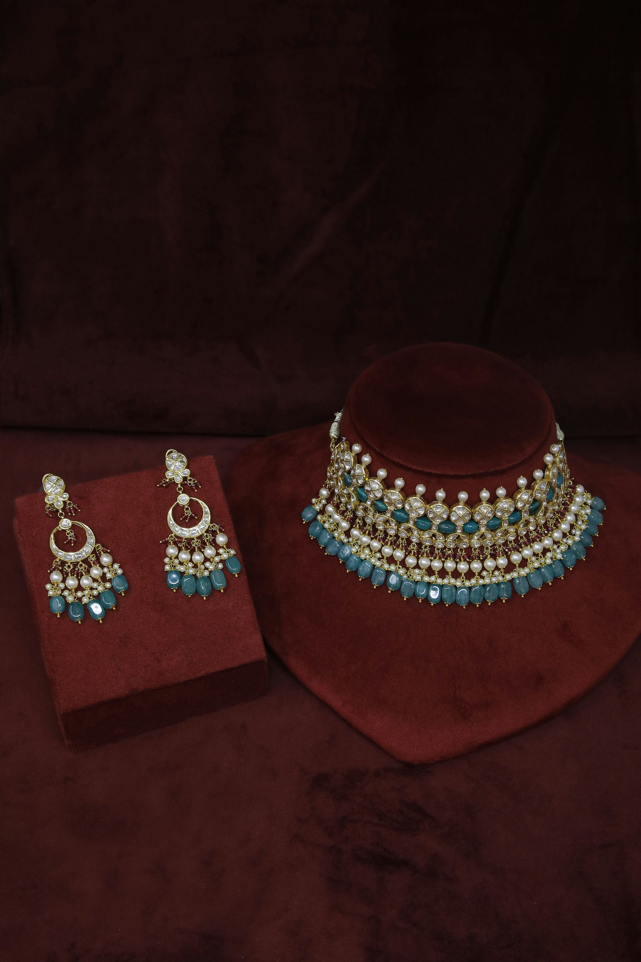 Heirloom Style Polki Necklace