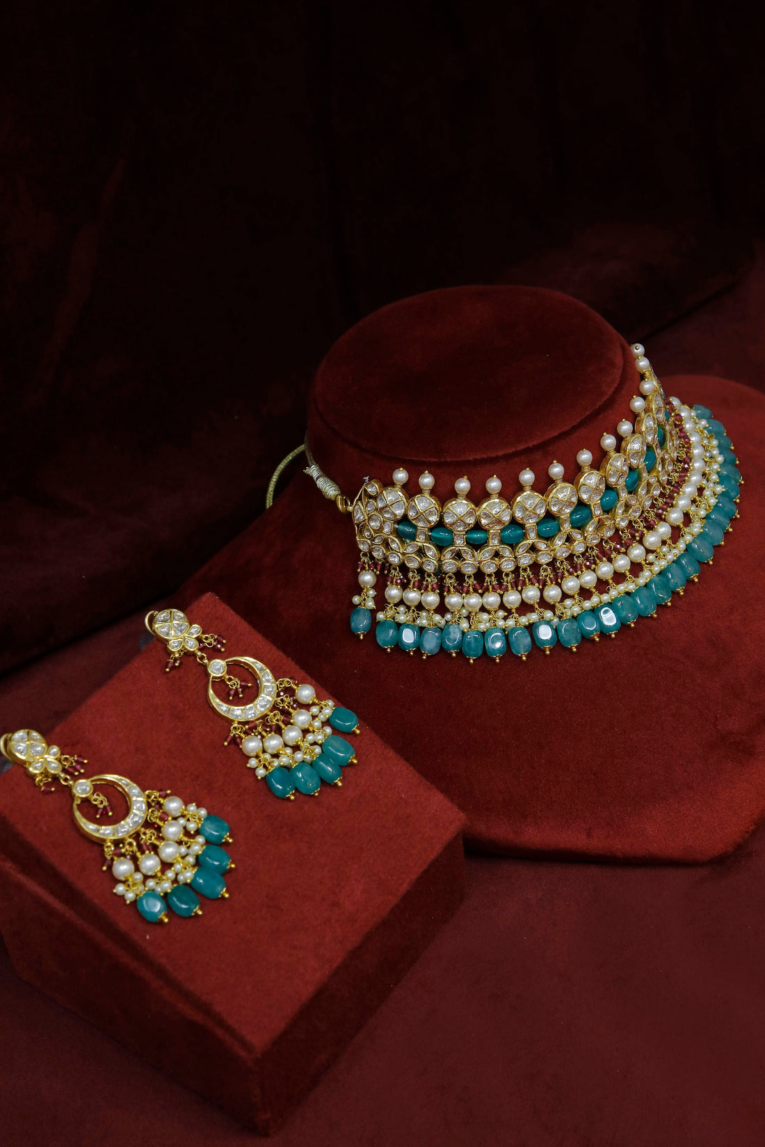 Heirloom Style Polki Necklace