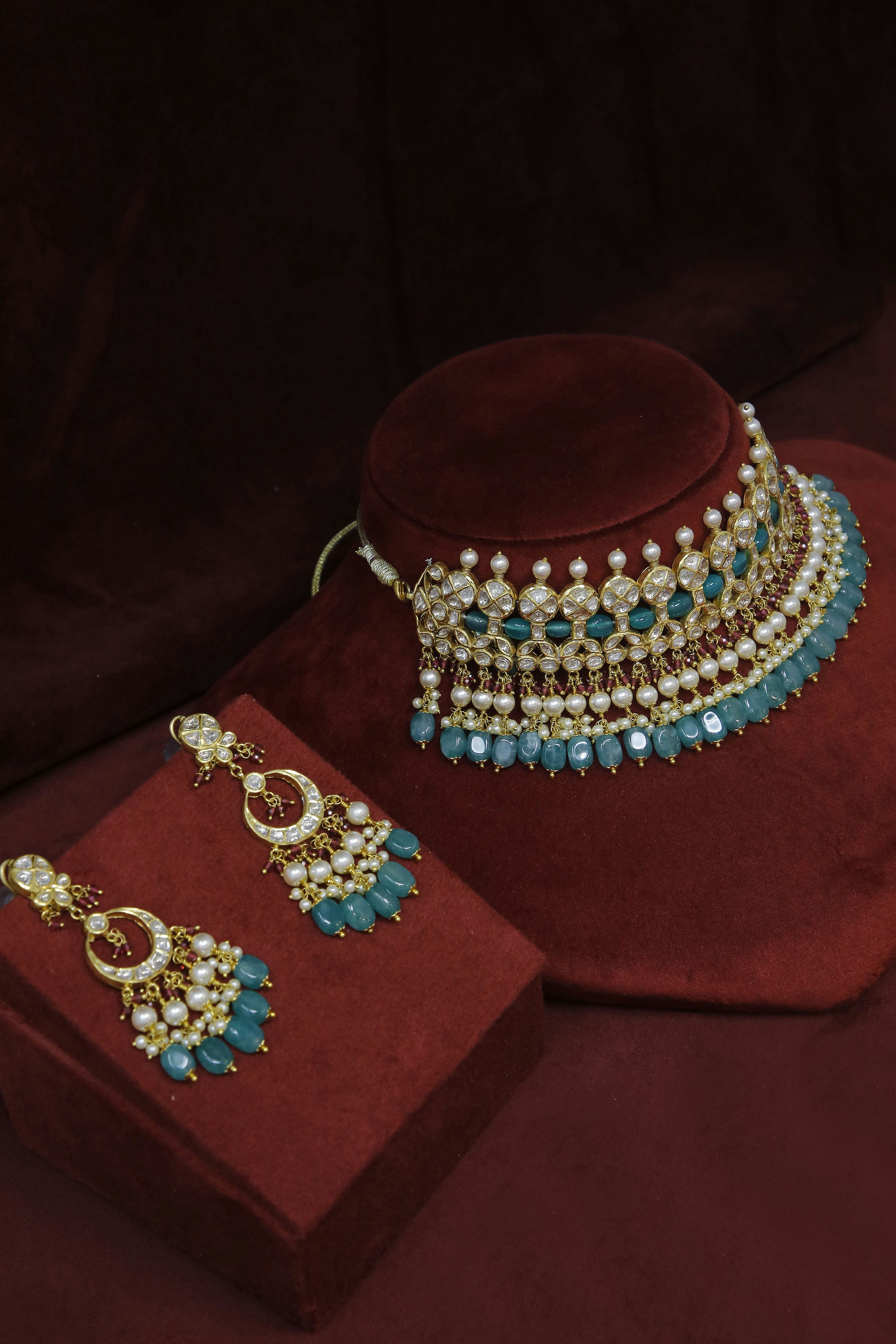 Heirloom Style Polki Necklace