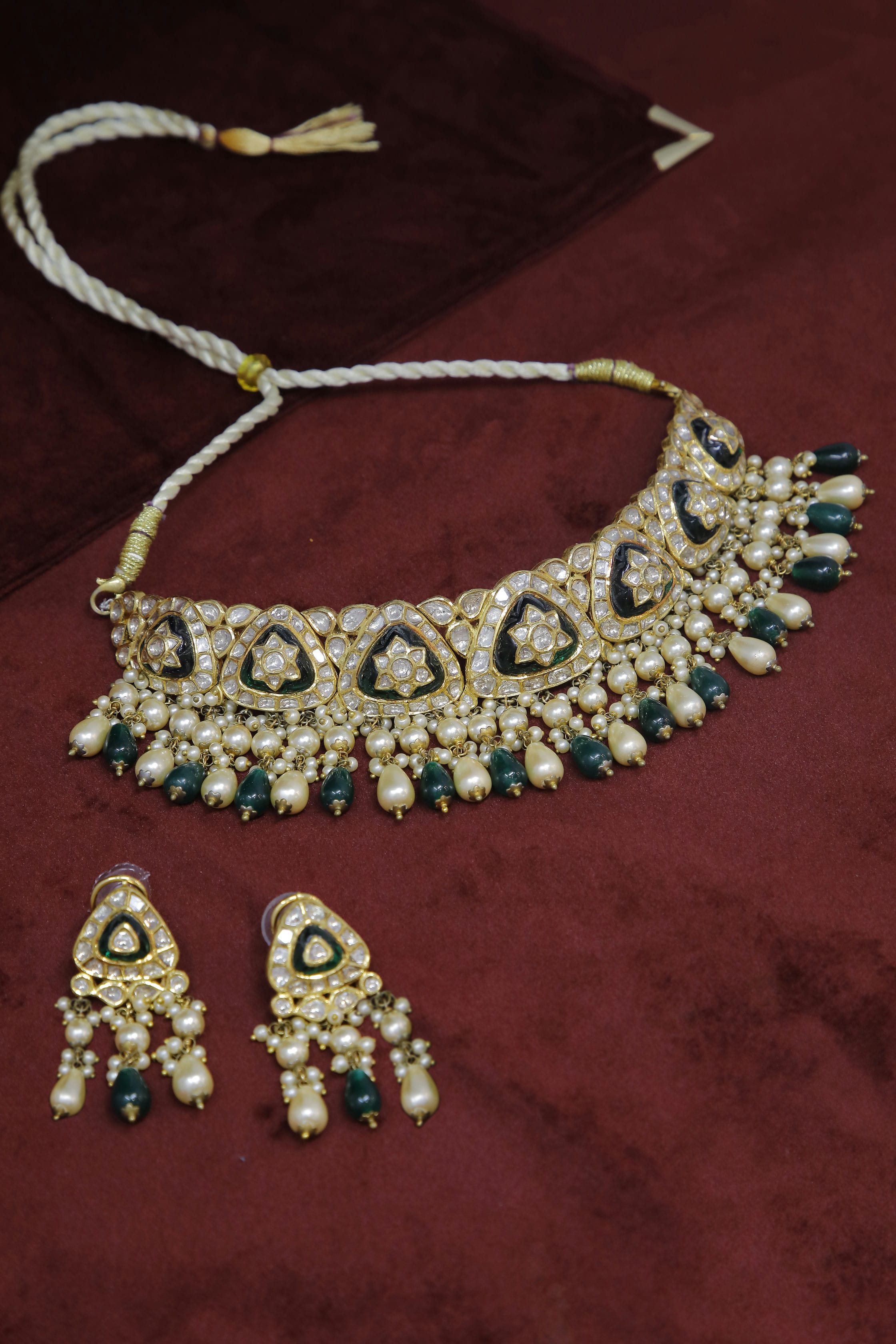 Ancestral Charm Polki Necklace
