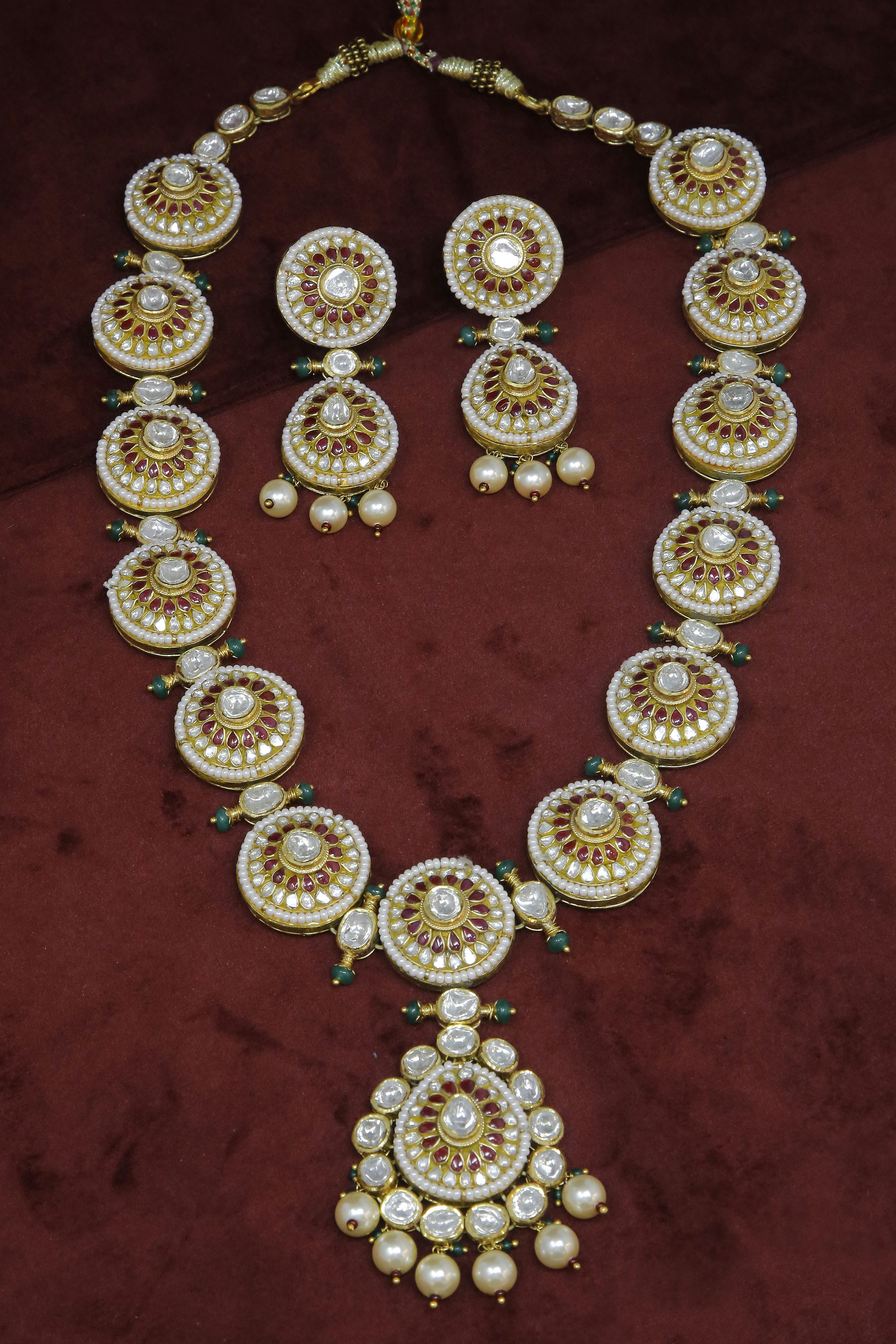 Opulent Diamond Polki Necklace