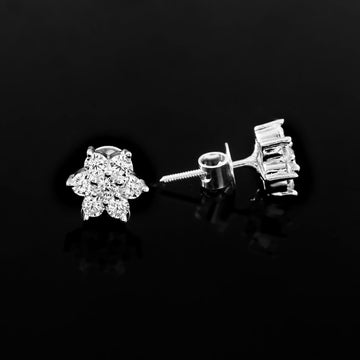 Classic Polished Silver Everyday Wear Stud