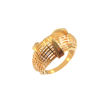 Radiant Yellow Gold Plated Silver Band