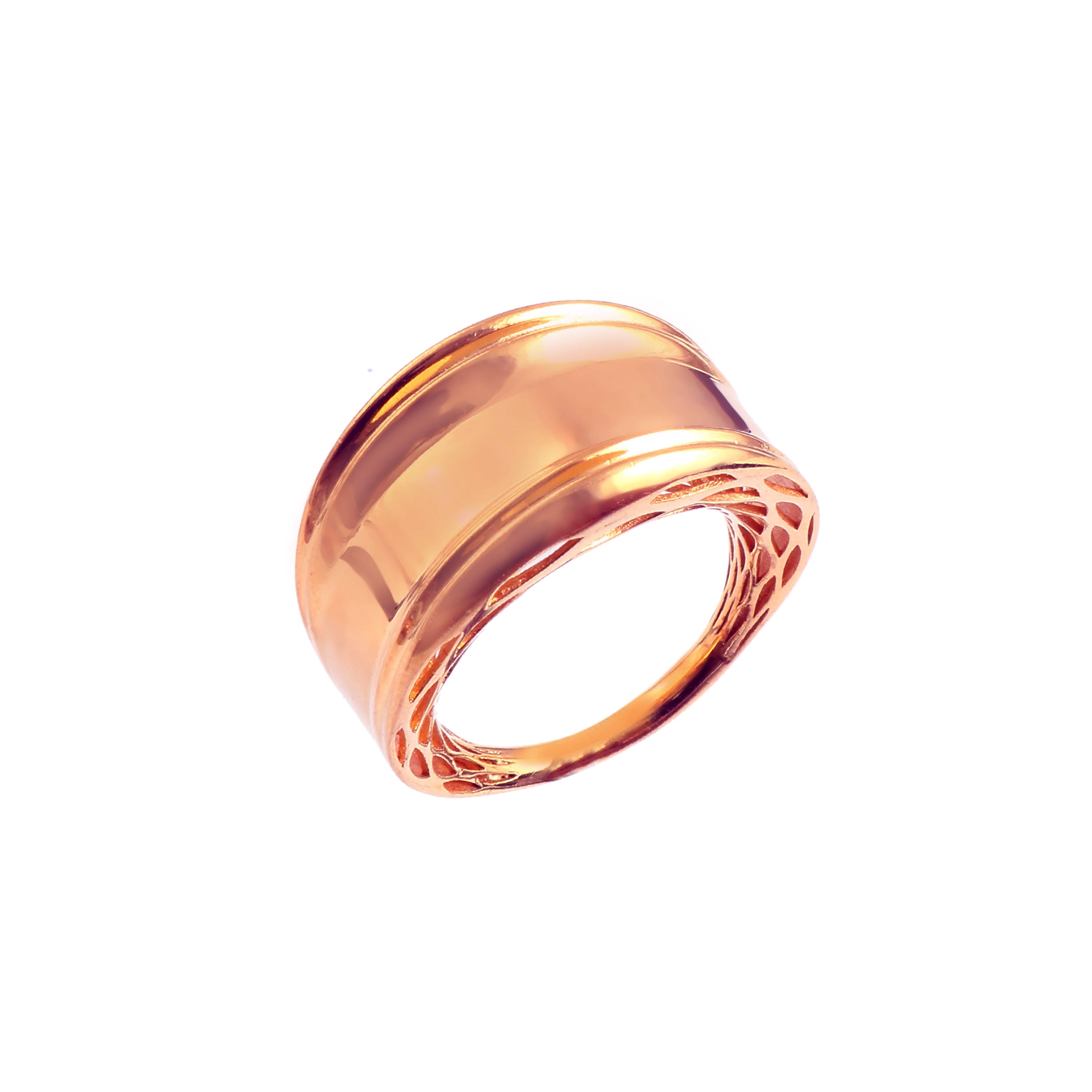 Rose Gold Plated 925 Sterling Silver Ring