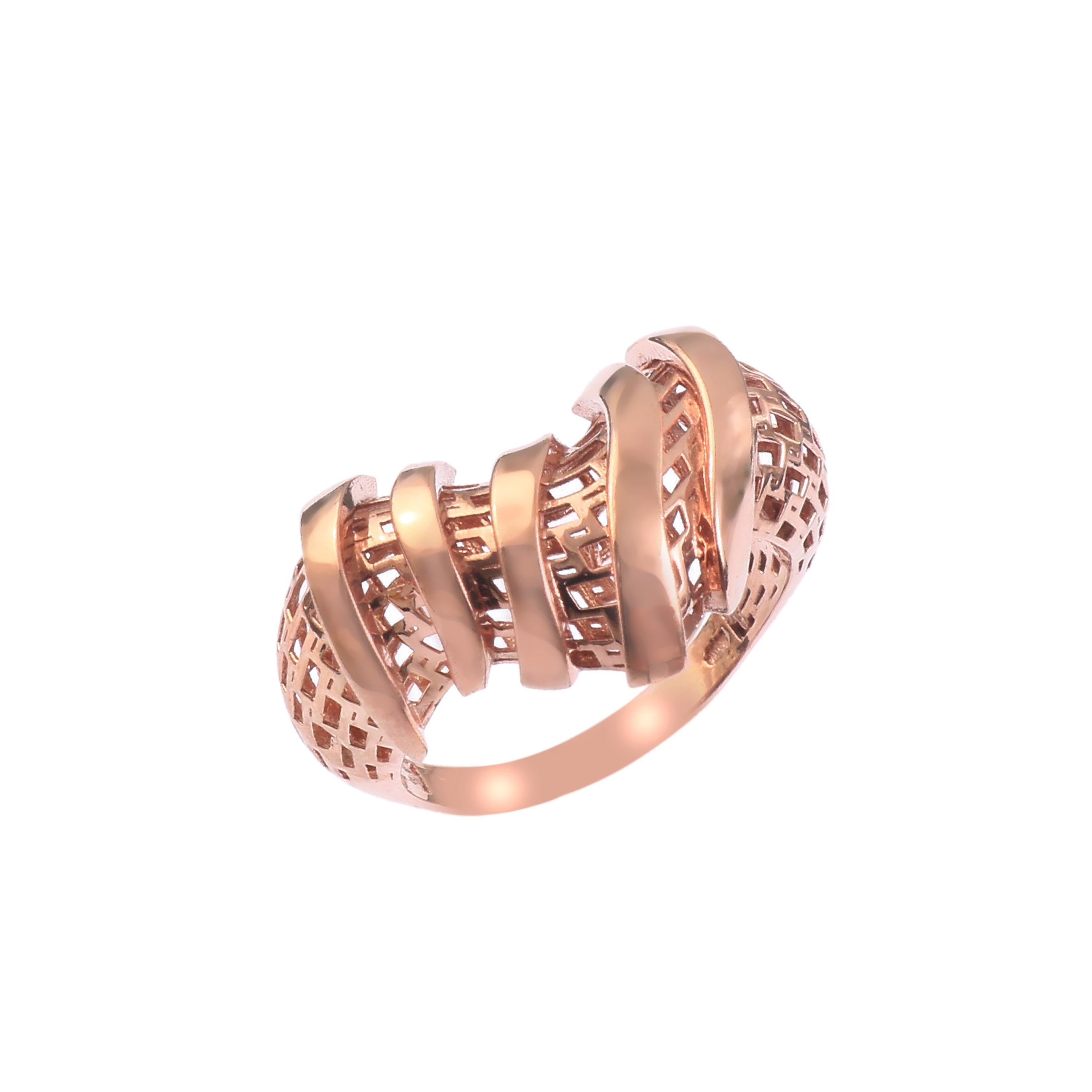 Rose Gold Plated 925 Sterling Silver Ring