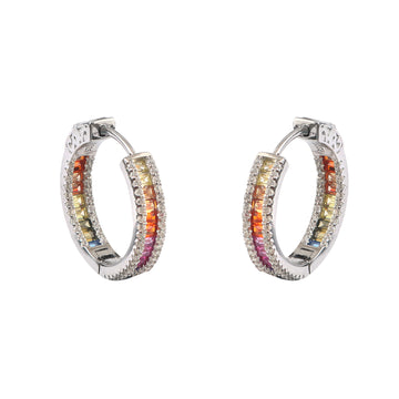 Small Classic 925 Sterling Silver Hoop Earrings