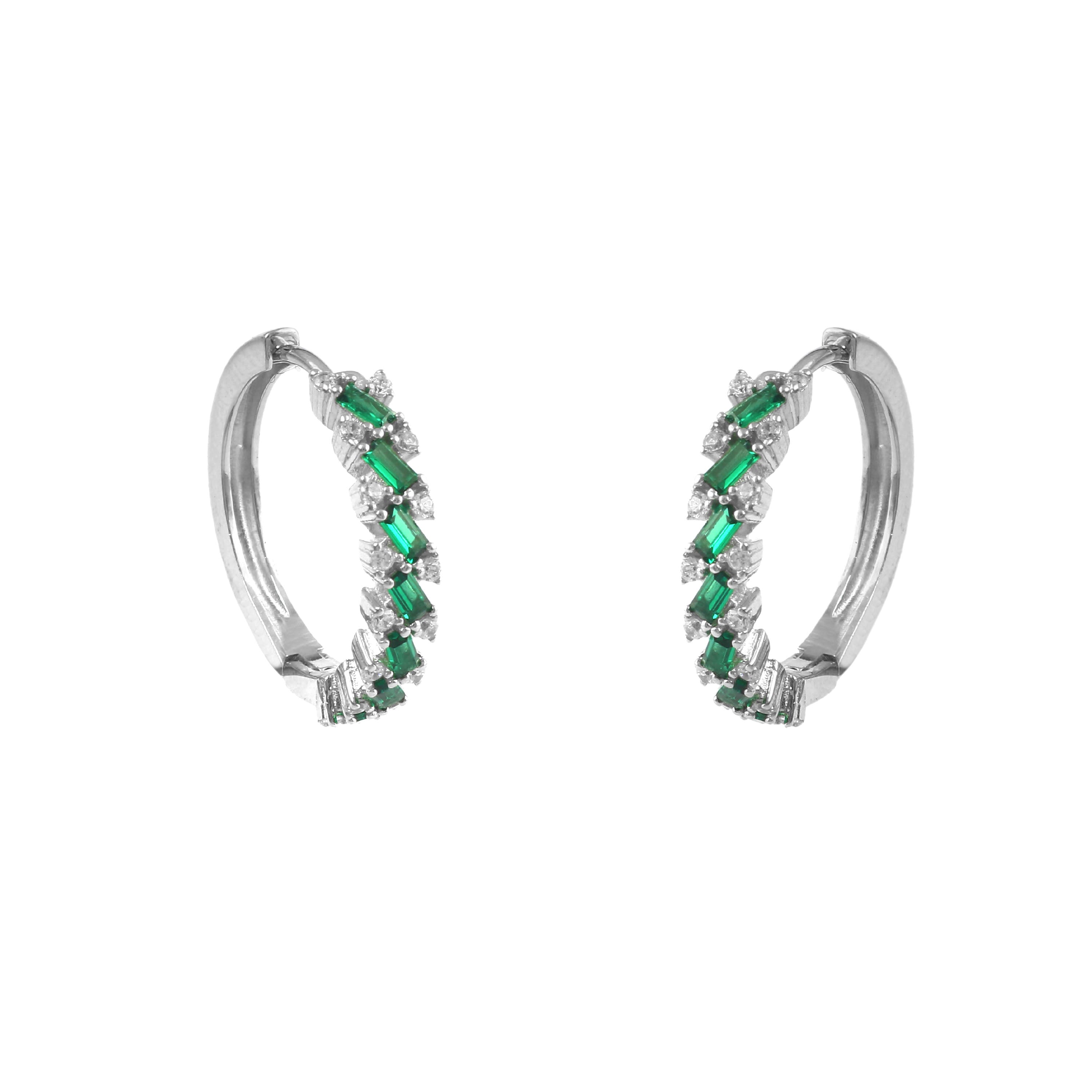 Classic 925 Sterling Silver Hoop Earrings