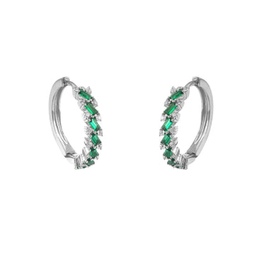 Classic 925 Sterling Silver Hoop Earrings