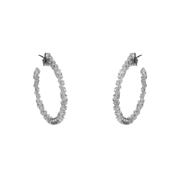 Classic Round 925 Silver Earrings