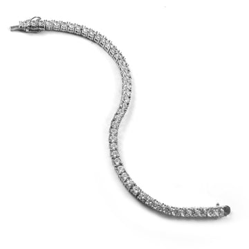 Elegant Silver CZ Zircon Women’s Bracelet
