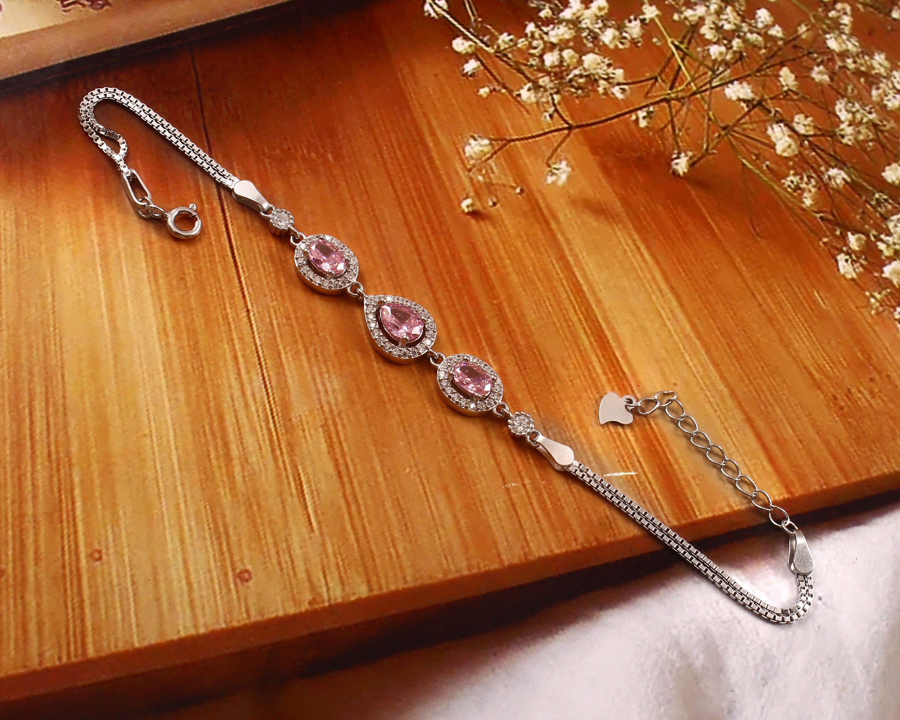 Elegant CZ Zircon Sparkle Women’s Bracelet